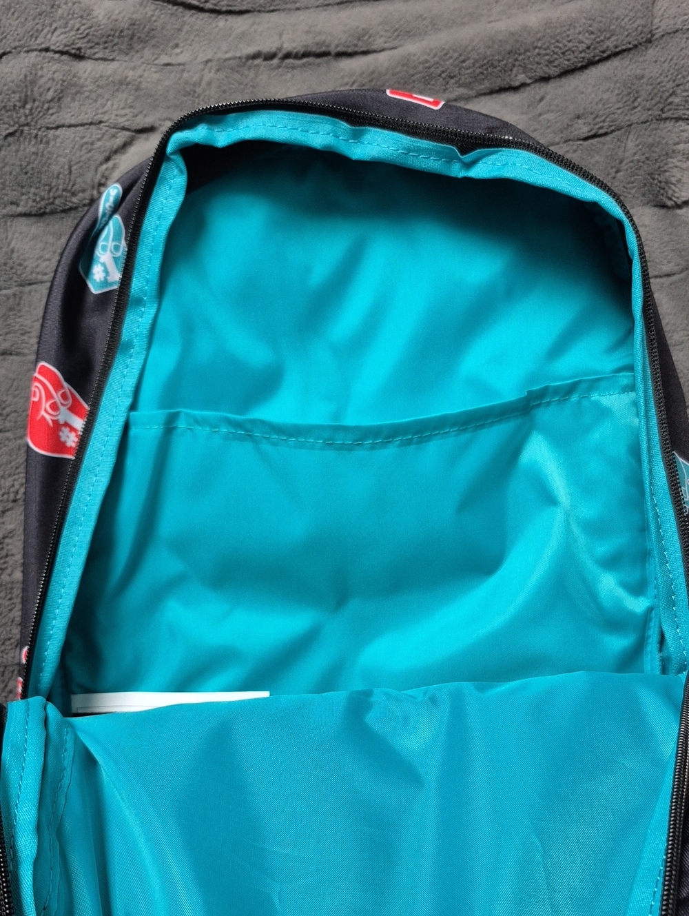 Fortnite Signify Teal Backpack W Waterbottle Pocket & Laptop Sleeve, New W Tags - Picture 10 of 15